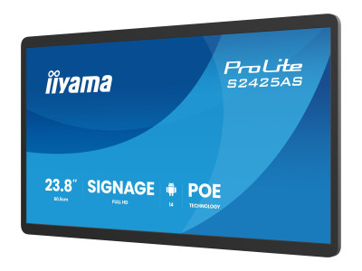 Iiyama : 23.8IN1920X1080 14MS 500CD/M 1000:1 4GB 32GB HDMI USB USB-C