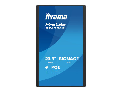 Iiyama : 23.8IN1920X1080 14MS 500CD/M 1000:1 4GB 32GB HDMI USB USB-C