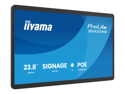 Iiyama : 23.8IN1920X1080 14MS 500CD/M 1000:1 4GB 32GB HDMI USB USB-C