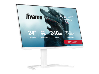 Iiyama : 24IN IPS FHD 240HZ/350CD/ 2HDMI/DP/USB/USB-C/HP avec HITE/HAS