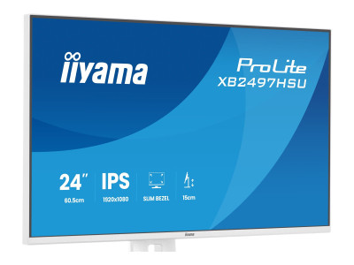 Iiyama : 24IN IPS FHD 350CD/ HDMI/DP/2USB/2USB-C/HP avec HITE/HAS