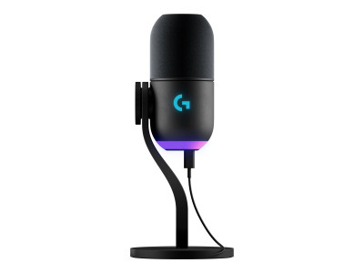 Logitech : YETI GX DYNAM RGB MIC LIGHTSYNC BLACK USB N/A EMEA28-935 LATM