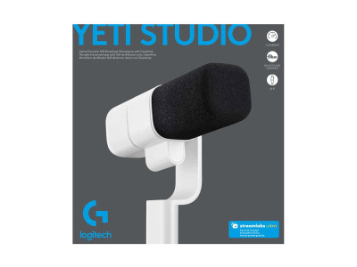 Logitech : YETI STACTDYNAM XLR BROADCAST MIC CLEARAMP-OFF WHITE-9006-EMEA