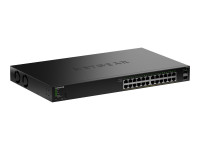Netgear : 24-PORT 1G POE+ SMART SWITCH MA NAGED ESSENTIALS avec 2X SFP