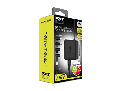 Port Design : CHARGER POWER SUPPLY GAN 65W - ACER/TOSHIBA - EU