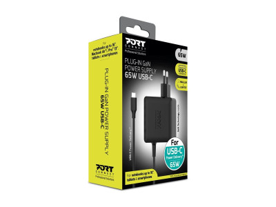 Port Design : CHARGER POWER SUPPLY GAN 65W - TYPE C - PLUG - EU