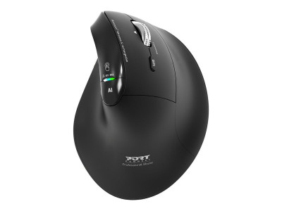 Port Design : MOUSE ERGONOMIC RECHARGEABLE BT + RF 24 GHZ - ERGO AUDITOR