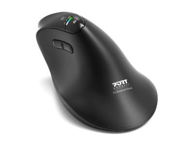 Port Design : MOUSE ERGONOMIC RECHARGEABLE BT + RF 24 GHZ - ERGO AUDITOR