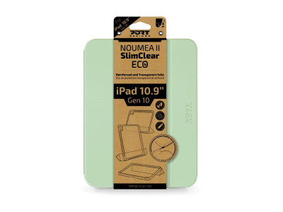 Port Design : NOUMEA II SLIMCLEAR ECO IPAD G10 (10.9IN)/G11 (11IN) GREEN