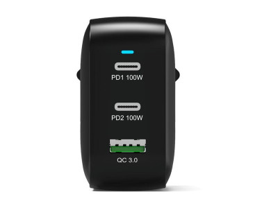 Port Design : WALL CHARGER TYPE C PD 100W GAN + CTOC cable 2 M - EU