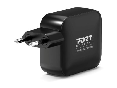 Port Design : WALL CHARGER TYPE C PD 100W GAN + CTOC cable 2 M - EU
