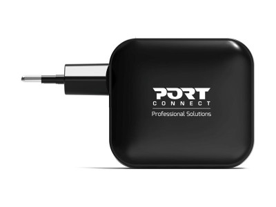 Port Design : WALL CHARGER TYPE C PD 100W GAN + CTOC cable 2 M - EU