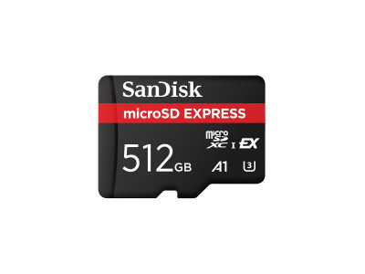 SANDISK : EXPRESS MICR EXPRESS MICROSD card 512GB 880MB/S READ 650MB/S