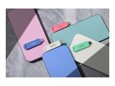 SANDISK : SANDISK PHONE drive avec USB-C ARCTIC WHITE 128GB