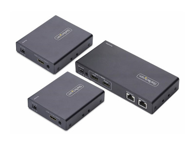 Startech : 2-PORT HDMI EXTENDER/SPLITTER - 1X2 HDMI OVER ETHERNET kit