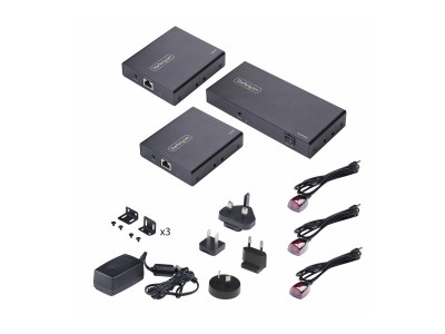 Startech : 2-PORT HDMI EXTENDER/SPLITTER - 1X2 HDMI OVER ETHERNET kit