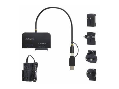 Startech : ADAPTATEUR USB-C/USB-A M.2 N VME et SATA 25/35 10 GBPS