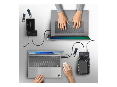 Startech : ADAPTATEUR USB-C/USB-A M.2 N VME et SATA 25/35 10 GBPS