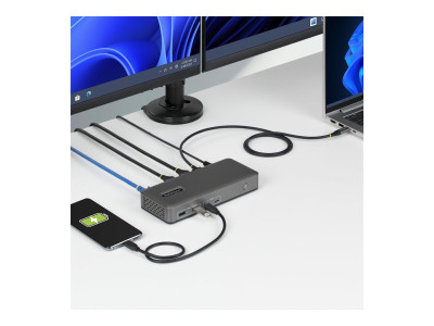 Startech : STATION DACCUEIL USB-C - DOUBLE CRAN DP 4K 60HZ
