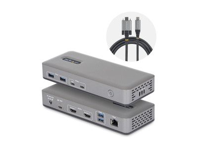 Startech : STATION DACCUEIL USB-C - DOUBLE CRAN HDMI 4K 60HZ
