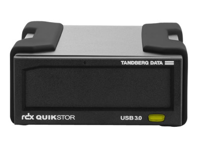 Tandberg : RDX EXTERNAL drive BLACK USB 3+ NO SOFTWARE INCLUDED