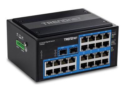 TrendNet : 26-PORT HARDENED INDUSTRIAL GIGABIT DIN-RAIL SWITCH