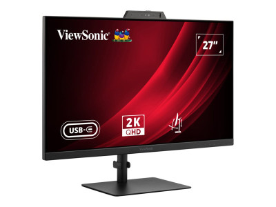 Viewsonic : 27IN IPS QHD HDMI/DP/USB/USB-C/HP avec CAM/HAS