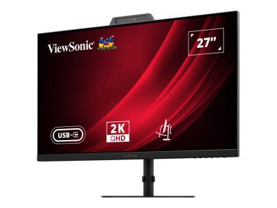 Viewsonic : 27IN IPS QHD HDMI/DP/USB/USB-C/HP avec CAM/HAS