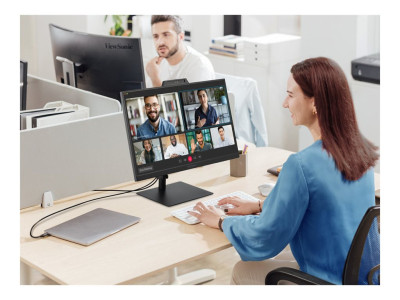 Viewsonic : 27IN IPS QHD HDMI/DP/USB/USB-C/HP avec CAM/HAS