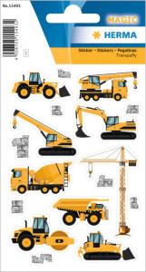 HERMA Stickers MAGIC Camions stylés, transpuffy