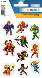 HERMA Stickers MAGIC Sorcières & magiciens, film pailleté