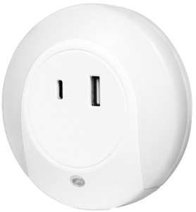 LogiLink Lumière d'orientation à LED avec capteur, blanc