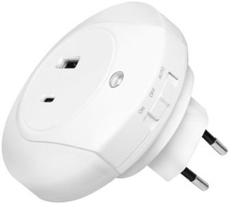 LogiLink Lumière d'orientation à LED avec capteur, blanc