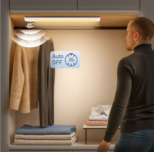 LogiLink Lampe sous-meuble LED, 400 mm, capteur de mouvement