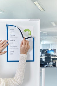 magnetoplan Cadre d'affich. magnétique magnetofix, A4, noir