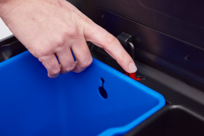 Rubbermaid Collecteur à pédale Elite Dual Stream, 60 litres