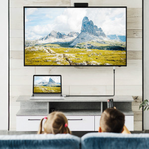 LogiLink USB 2.0 Kabel mit LED, USB-C - USB-C Stecker, 0,5 m