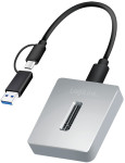 LogiLink USB 3.2 Gen2 Festplatten Docking Station, silber