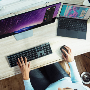 LogiLink Optische BT 5.0 Maus, kabellos, schwarz