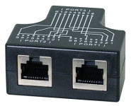 LogiLink RJ45 Anschlussdoppler, 2x 10/100 BaseT