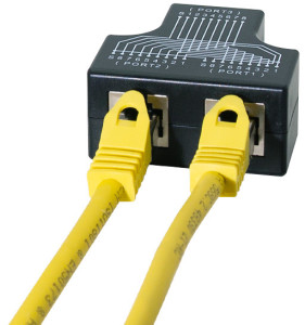 LogiLink RJ45 Anschlussverdoppler, 1:1 parallel geschaltet