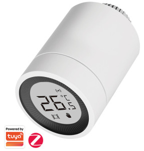 LogiLink Wi-Fi Smart Zigbee Thermostat-Heizkörperventil,weiß