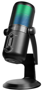 LogiLink USB Mikrofon mit RGB-Licht,Cardioid/omnidirektional