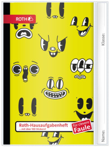 ROTH Hausaufgabenheft Teens für clevere Faule Fire Faces
