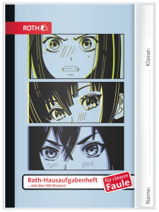 ROTH Hausaufgabenheft Teens für clevere Faule Fire Faces