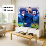 LogiLink Répartiteur HDMI 4K/60 Hz, Downscaler, 2 ports