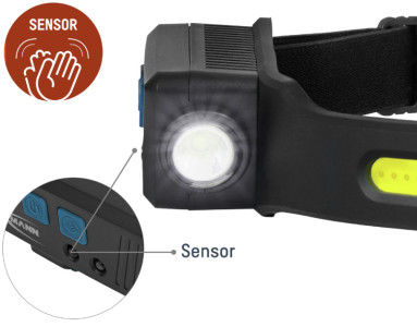 ANSMANN LED-Kopflampe HD240RS, 240 Lumen, wiederaufladbar