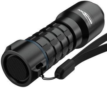 ANSMANN Akku LED-Taschenlampe Survival TS450RF, schwarz