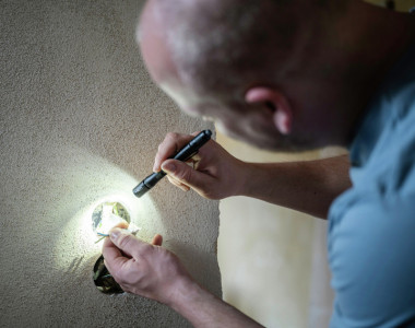 ANSMANN Lampe stylo LED PL130B Zoom, boîtier aluminium