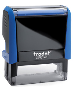 trodat Tampon marqueur de texte 4913 4.0, bleu